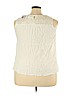 Torrid 100% Rayon White Sleeveless Blouse Size 1X Plus (1) - photo 2