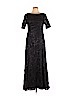 Adrianna Papell Black Cocktail Dress Size 12 (petite) - photo 1