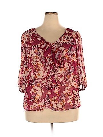 Elle 3/4 Sleeve Blouse (view 1)