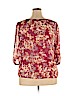 Elle 100% Polyester Pink 3/4 Sleeve Blouse Size 1X - photo 2