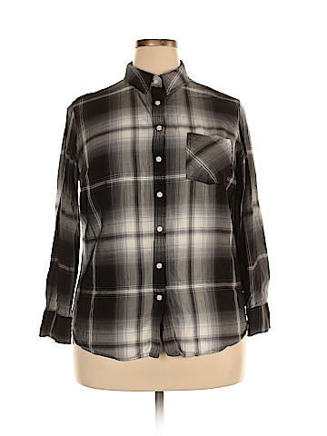 Ava & Viv Long Sleeve Button-Down Shirt (view 1)
