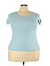 Ann Taylor Factory Blue Short Sleeve T-Shirt Size XL - photo 1