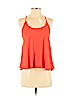 Lush 100% Polyester Orange Sleeveless Blouse Size S - photo 1