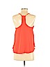 Lush 100% Polyester Orange Sleeveless Blouse Size S - photo 2