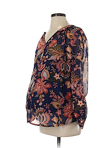 Motherhood Long Sleeve Blouse (view 1)