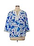 Cathy Daniels Blue Long Sleeve Blouse Size XL - photo 1