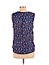 Lucky Brand 100% Rayon Blue Sleeveless Blouse Size L - photo 2