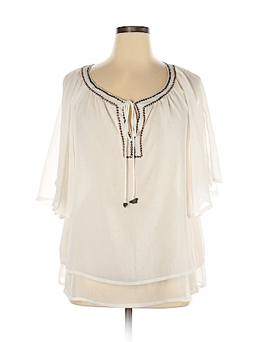 MNG Short Sleeve Blouse (view 1)