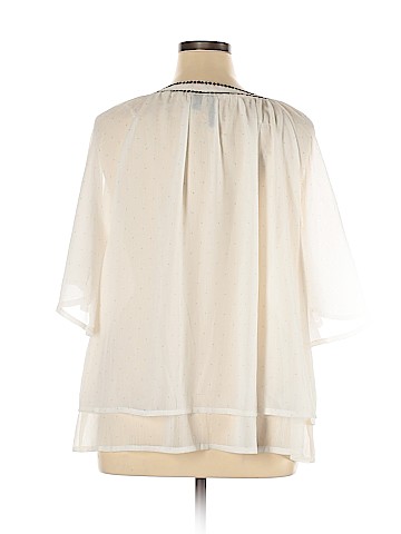 MNG Short Sleeve Blouse (view 2)