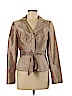Kay Unger 100% Silk Tan Silk Blazer Size 6 - photo 1