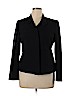 Linda Allard Ellen Tracy 100% Cotton Black Jacket Size 14 - photo 1