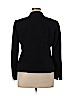Linda Allard Ellen Tracy 100% Cotton Black Jacket Size 14 - photo 2