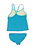 Lands' End Blue Two Piece Swimsuit Size 7 - photo 2