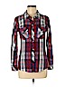 Rails 100% Rayon Burgundy Long Sleeve Blouse Size XS - photo 1