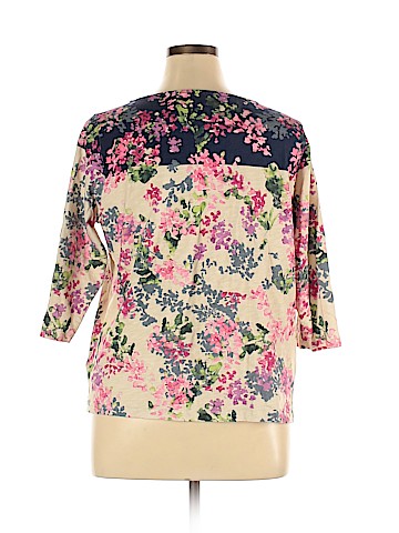 Lands' End 3/4 Sleeve T-Shirt (view 2)