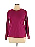 Lands' End 100% Cotton Pink Long Sleeve T-Shirt Size XL - photo 1