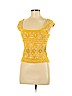 Free People 100% Cotton Yellow Sleeveless Top Size M - photo 1