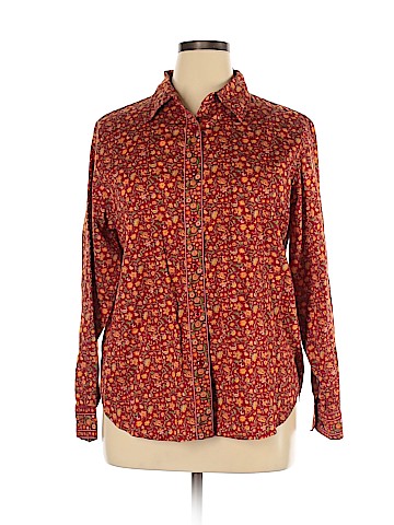 St. John's Bay Long Sleeve Button-Down Shirt (view 1)