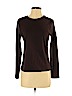 Lauren by Ralph Lauren 100% Cotton Brown Long Sleeve T-Shirt Size M (petite) - photo 1