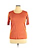 Coldwater Creek Orange Short Sleeve Top Size XL - photo 1