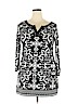 White House Black Market 100% Polyester Black Casual Dress Size XL - photo 1