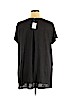 J.jill 100% Linen Black Short Sleeve Henley Size XL - photo 2