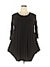 Assorted Brands 100% Polyester Black 3/4 Sleeve Top Size XL - photo 1
