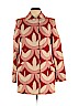 J. McLaughlin 100% Cotton Red Coat Size 6 - photo 1