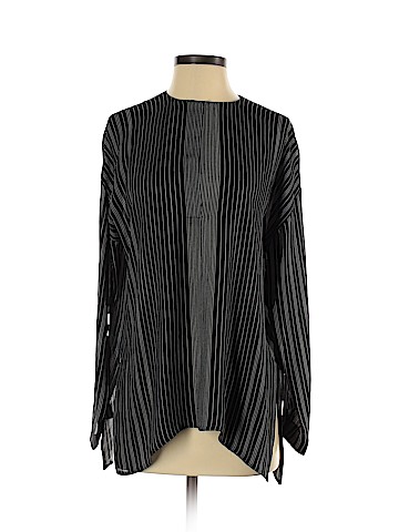 Vince. Long Sleeve Silk Top (view 1)