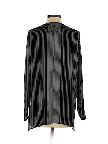 Vince. Long Sleeve Silk Top (view 2)