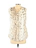 rue21 Ivory Faux Fur Vest Size S - photo 1