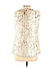 rue21 Ivory Faux Fur Vest Size S - photo 2