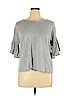 14th & Union Gray 3/4 Sleeve Top Size XL - photo 1