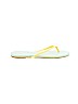 LC Lauren Conrad Yellow Flip Flops Size 10 - photo 1