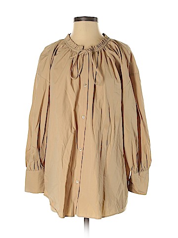 Zara Long Sleeve Button-Down Shirt (view 1)