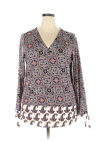 Como Blu Long Sleeve Top (view 1)