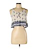 Forever 21 Ivory Sleeveless Blouse Size S - photo 1