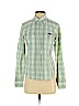 Lucky Brand 100% Cotton Green Long Sleeve Button-Down Shirt Size M - photo 1