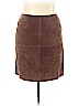 Newport News 100% Leatherette Brown Leather Skirt Size 16 - photo 1