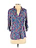 Splendid 100% Rayon Blue 3/4 Sleeve Blouse Size XS - photo 1