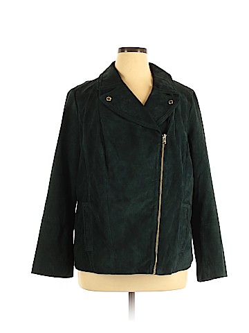 Isaac Mizrahi Leather Jacket (view 1)