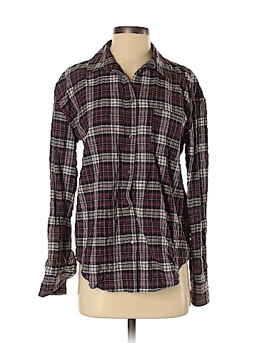 Elizabeth and James Long Sleeve Button-Down Shirt (view 1)