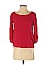Splendid 100% Rayon Red 3/4 Sleeve Blouse Size XS - photo 1