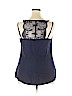 City Chic 100% Polyester Blue Sleeveless Blouse Size 16 - photo 2