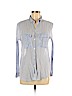 Aerie 100% Cotton Blue Long Sleeve Button-Down Shirt Size M - photo 1
