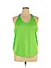 Nike 100% Polyester Green Active Tank Size XL - photo 1