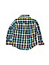 Baby Gap 100% Cotton Checkered-gingham Blue Long Sleeve Button-Down Shirt Size 3T - photo 2