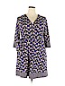 INC International Concepts Blue Casual Dress Size XL - photo 1