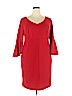 Alex Evenings Red Casual Dress Size 16 - photo 1