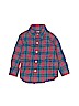Janie and Jack 100% Cotton Red Long Sleeve Button-Down Shirt Size 12-18 mo - photo 1